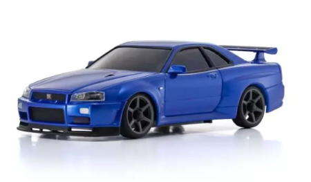 KYOSHO�@ASC MA020 ���Y �X�J�C���C��GT-R R34 V.spec�U�j���� ���^���b�N�u���[ MZP487MB